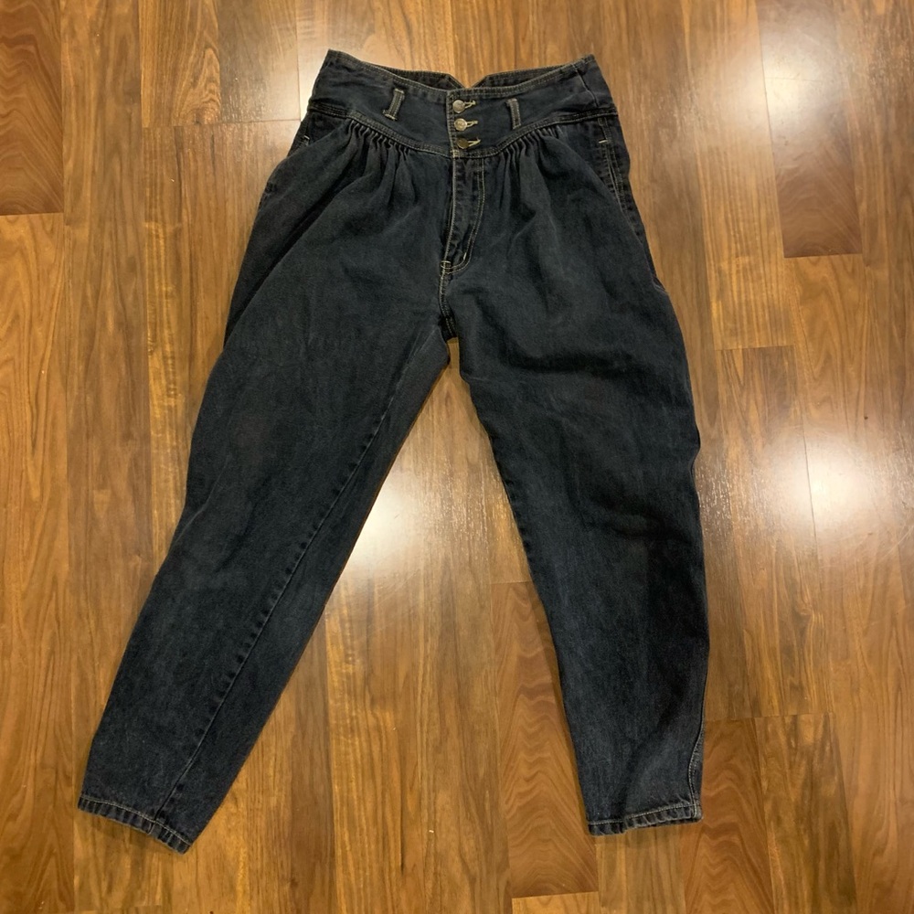 Vintage Traffic Women’s Dark Denim Relaxed Jeans
